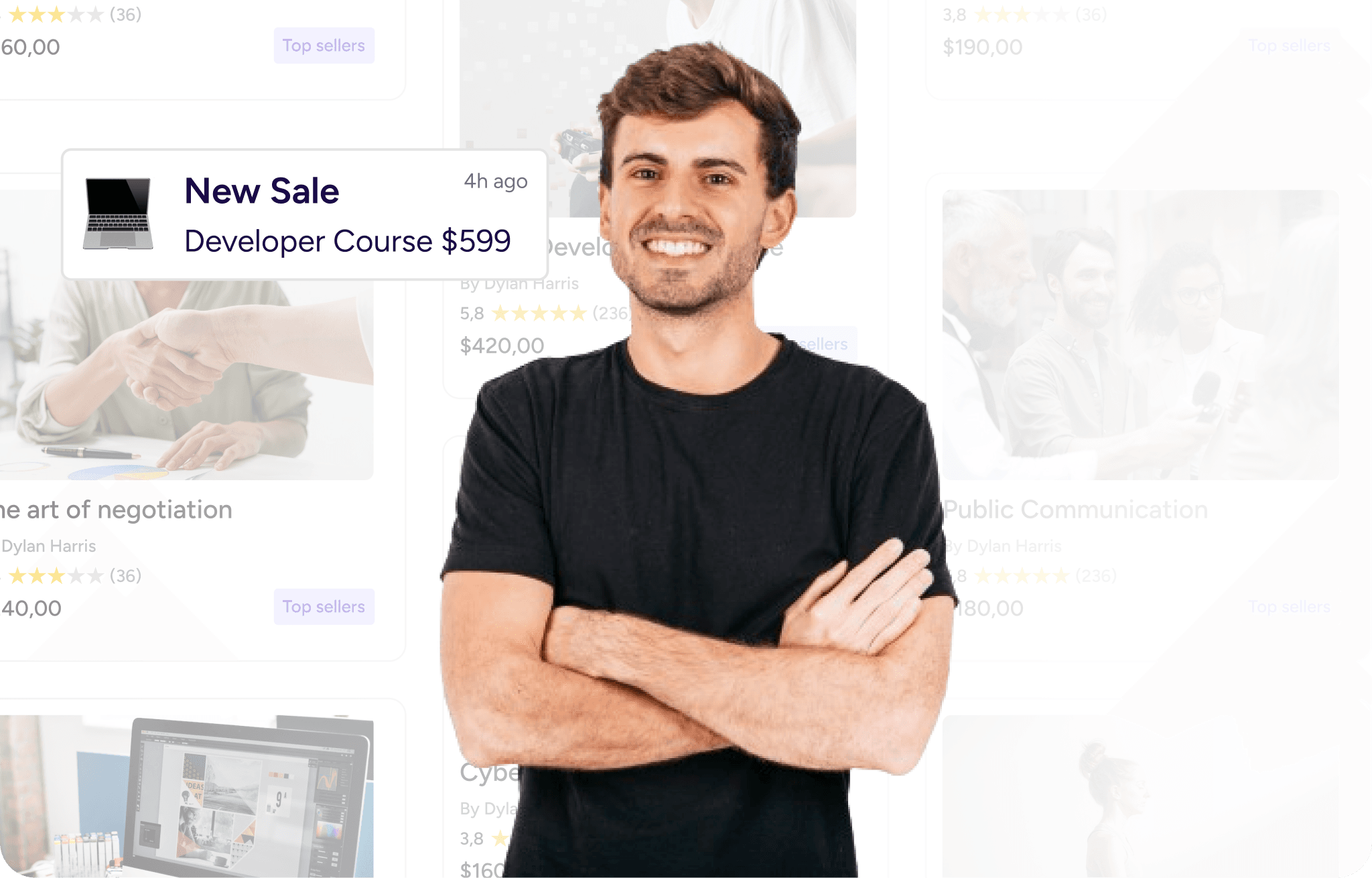 Courses, downloads, sessions, and events available on Forento